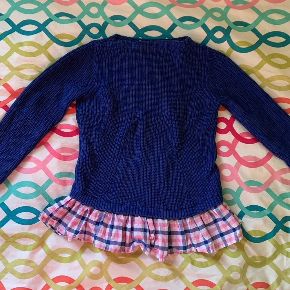 JCrew (crewcuts) Girls Plaid Sweater